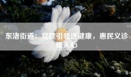 东渚街道：党建引领送健康，惠民义诊暖人心